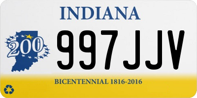 IN license plate 997JJV