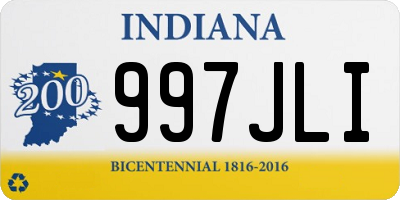 IN license plate 997JLI