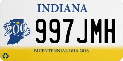 IN license plate 997JMH