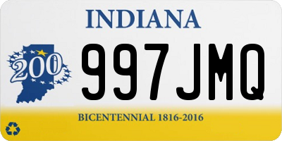 IN license plate 997JMQ