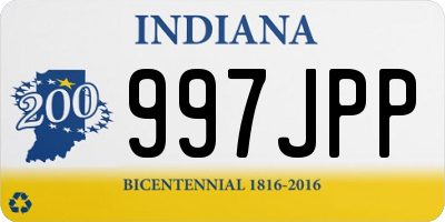 IN license plate 997JPP