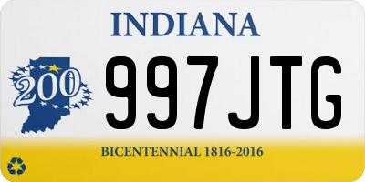 IN license plate 997JTG