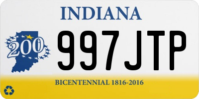 IN license plate 997JTP