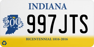 IN license plate 997JTS