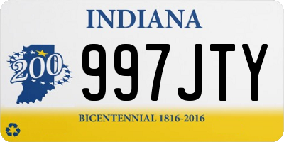 IN license plate 997JTY