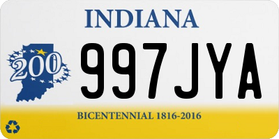 IN license plate 997JYA