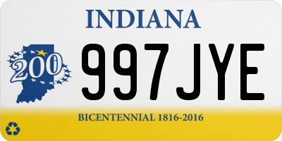 IN license plate 997JYE