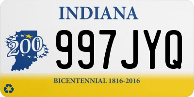 IN license plate 997JYQ