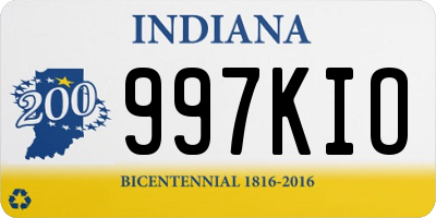 IN license plate 997KIO