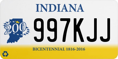 IN license plate 997KJJ