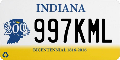 IN license plate 997KML