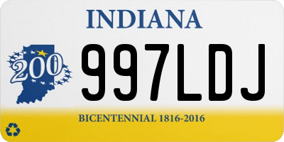 IN license plate 997LDJ