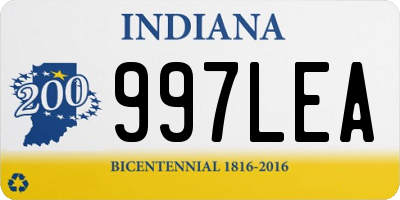 IN license plate 997LEA