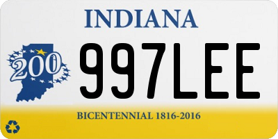 IN license plate 997LEE