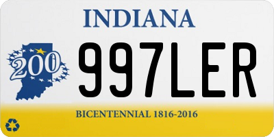 IN license plate 997LER