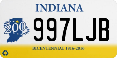 IN license plate 997LJB