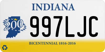 IN license plate 997LJC