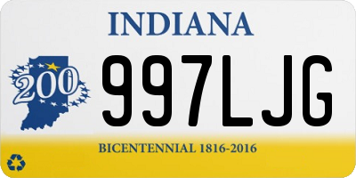 IN license plate 997LJG