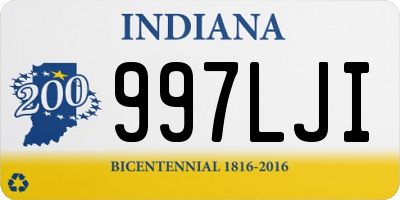 IN license plate 997LJI