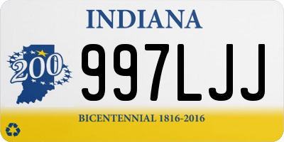 IN license plate 997LJJ