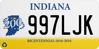 IN license plate 997LJK