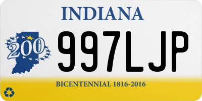 IN license plate 997LJP