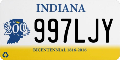 IN license plate 997LJY