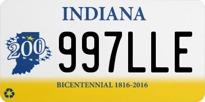 IN license plate 997LLE