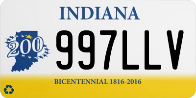 IN license plate 997LLV