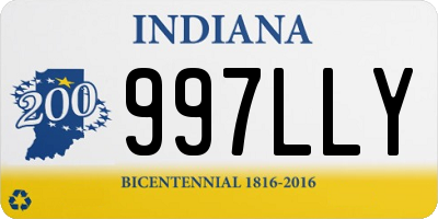 IN license plate 997LLY