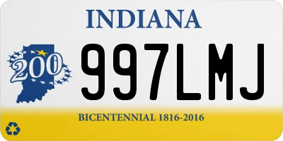 IN license plate 997LMJ