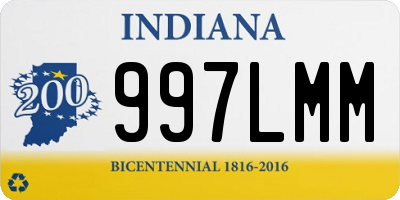 IN license plate 997LMM