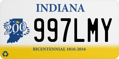 IN license plate 997LMY