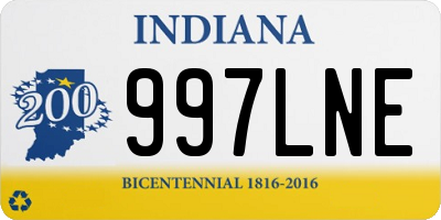 IN license plate 997LNE