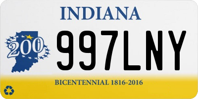 IN license plate 997LNY