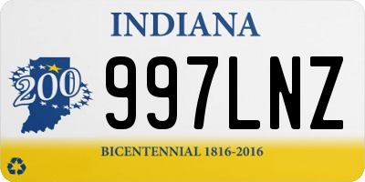 IN license plate 997LNZ