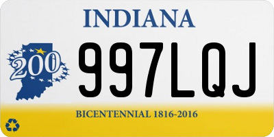 IN license plate 997LQJ