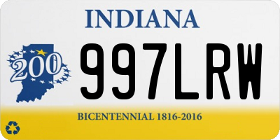 IN license plate 997LRW