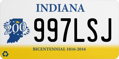 IN license plate 997LSJ