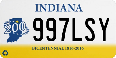 IN license plate 997LSY