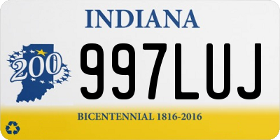 IN license plate 997LUJ