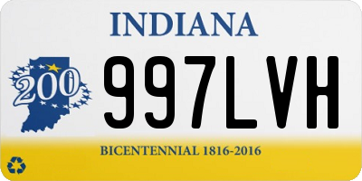 IN license plate 997LVH