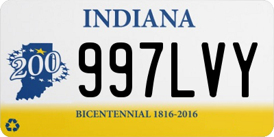 IN license plate 997LVY