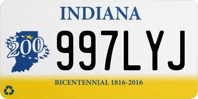 IN license plate 997LYJ