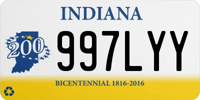 IN license plate 997LYY