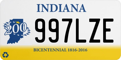 IN license plate 997LZE