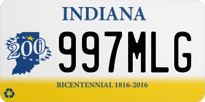 IN license plate 997MLG