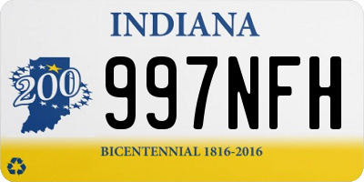 IN license plate 997NFH