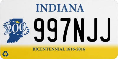 IN license plate 997NJJ