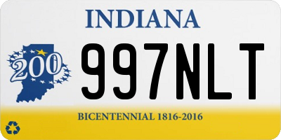 IN license plate 997NLT